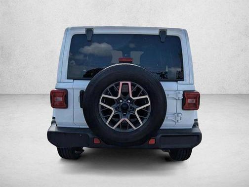 Bright White Clearcoat 2024 Jeep Wrangler 4-Door Sahara 4x4