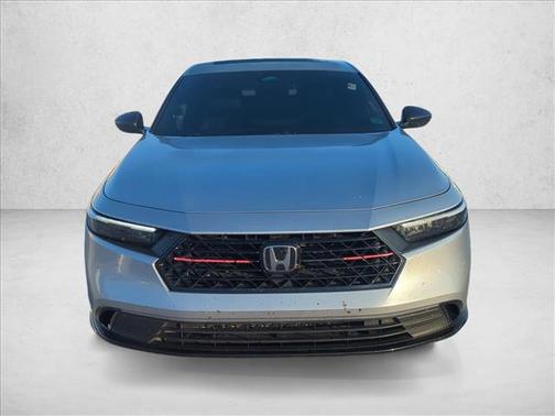 Solar Silver Metallic 2025 Honda Accord Hybrid Sport-L