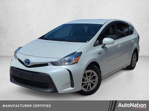 Blizzard Pearl 2017 Toyota Prius v Two