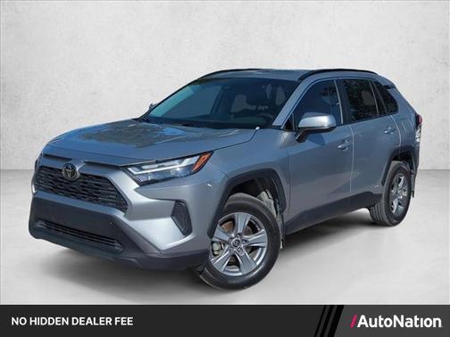 Silver Sky Metallic 2025 Toyota RAV4 Hybrid XLE