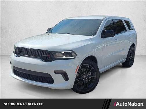 White Knuckle Clearcoat 2021 Dodge Durango SXT Plus