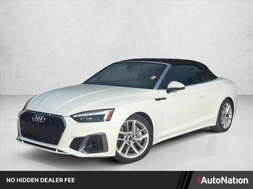 Ibis White/Black Roof 2023 Audi A5 45 S line Premium Plus