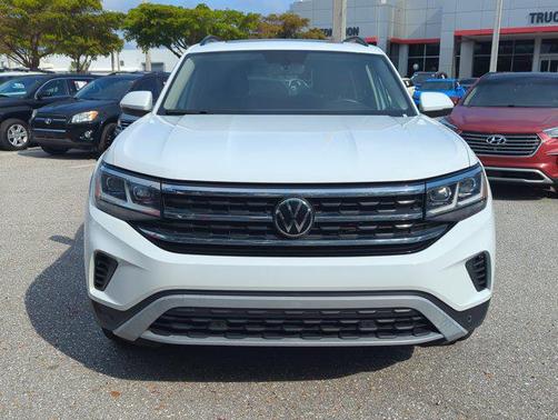 Pure White 2023 Volkswagen Atlas 3.6L SE w/Technology