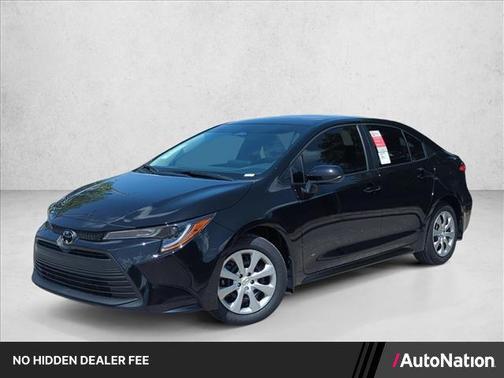 Midnight Black Metallic 2026 Toyota Corolla LE