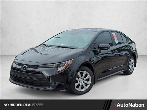 Midnight Black Metallic 2026 Toyota Corolla LE