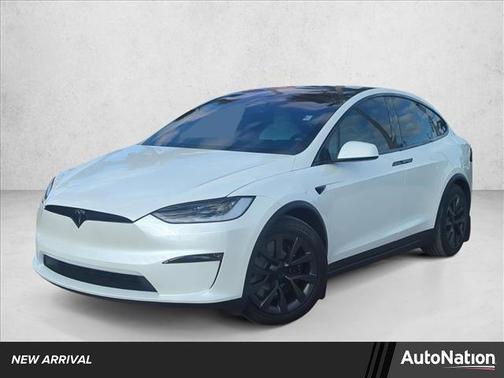 Pearl White Multi-Coat 2024 Tesla Model X Long Range