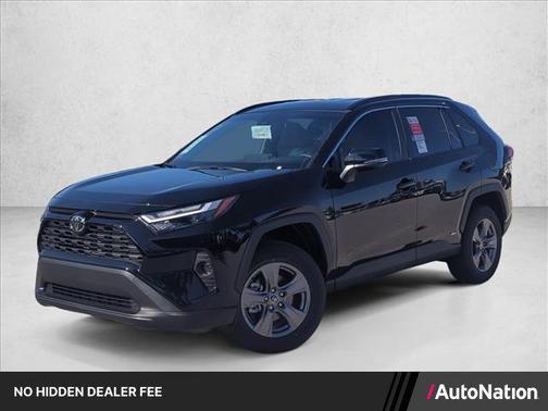 Midnight Black Metallic 2025 Toyota RAV4 Hybrid XLE