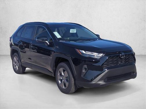 Midnight Black Metallic 2025 Toyota RAV4 Hybrid XLE