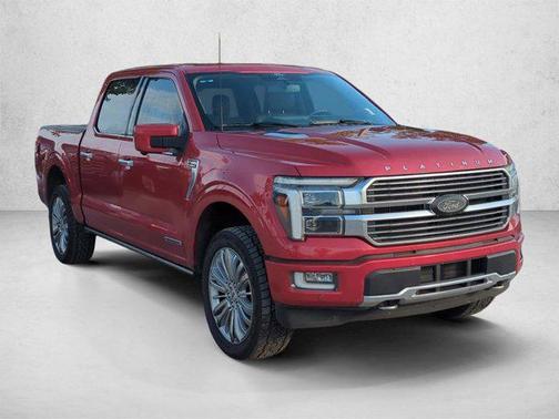 Rapid Red Metallic Tinted Clearcoat 2024 Ford F-150 Platinum