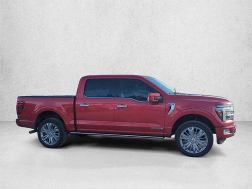 Rapid Red Metallic Tinted Clearcoat 2024 Ford F-150 Platinum