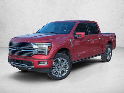 Rapid Red Metallic Tinted Clearcoat 2024 Ford F-150 Platinum