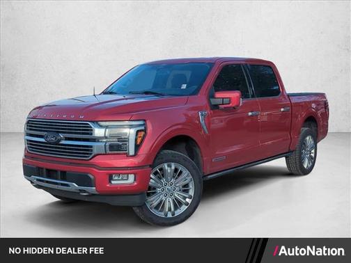 Rapid Red Metallic Tinted Clearcoat 2024 Ford F-150 Platinum