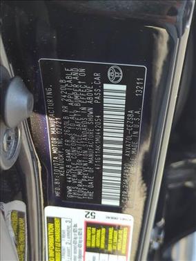 Midnight Black Metallic 2021 Toyota Camry SE