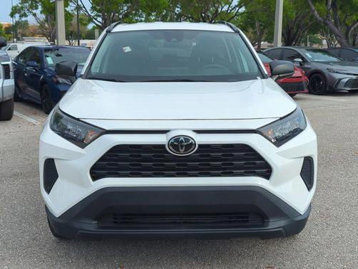Super White 2021 Toyota RAV4 LE