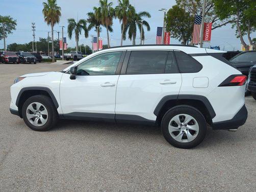 Super White 2021 Toyota RAV4 LE