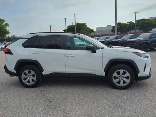 Super White 2021 Toyota RAV4 LE