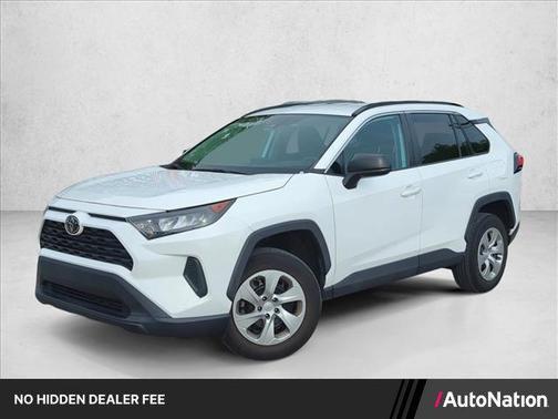 Super White 2021 Toyota RAV4 LE