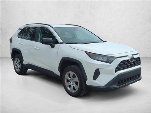 Super White 2021 Toyota RAV4 LE