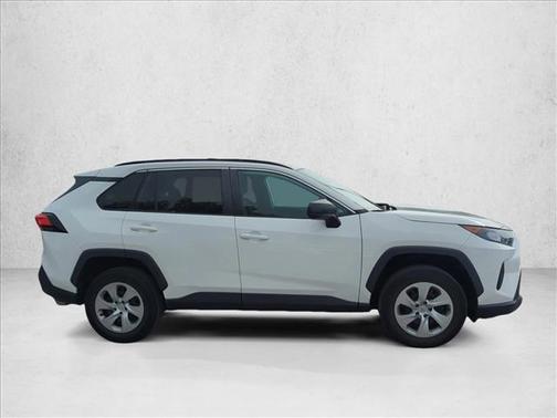 Super White 2021 Toyota RAV4 LE