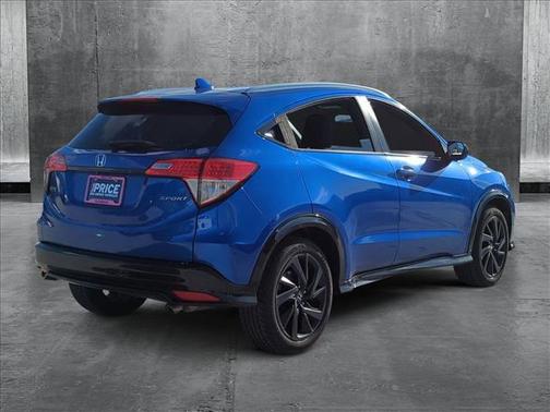 Aegean Blue Metallic 2021 Honda HR-V 2WD Sport