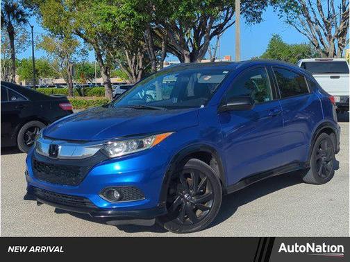 Aegean Blue Metallic 2021 Honda HR-V 2WD Sport