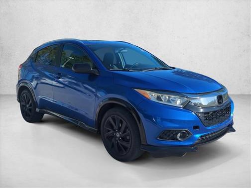 Aegean Blue Metallic 2021 Honda HR-V 2WD Sport