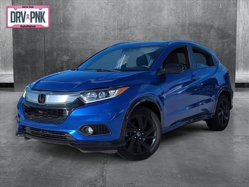 Aegean Blue Metallic 2021 Honda HR-V 2WD Sport