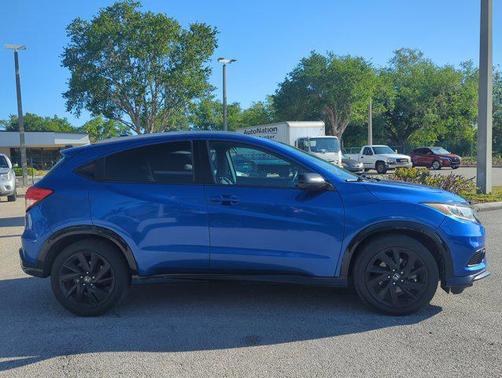 Aegean Blue Metallic 2021 Honda HR-V 2WD Sport