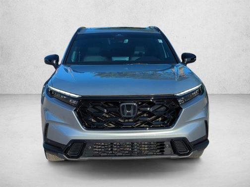 Solar Silver Metallic 2025 Honda CR-V Hybrid Sport FWD
