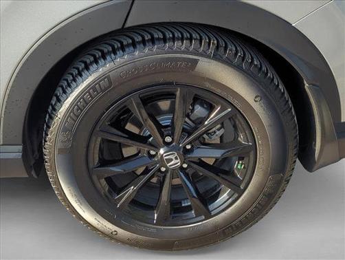Solar Silver Metallic 2025 Honda CR-V Hybrid Sport FWD