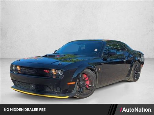 Pitch Black Clearcoat 2021 Dodge Challenger R/T Scat Pack Widebody