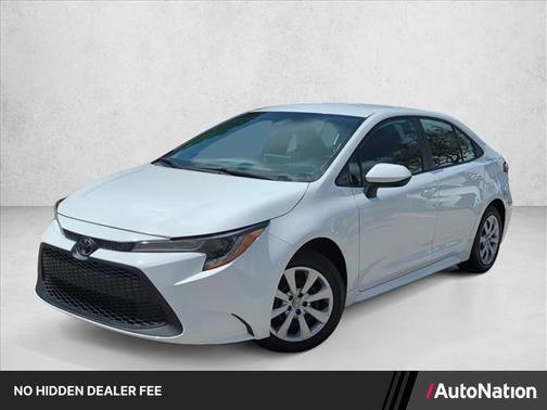 Super White 2021 Toyota Corolla LE