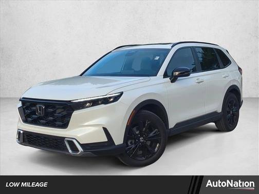 Platinum White Pearl 2026 Honda CR-V Hybrid Sport Touring AWD