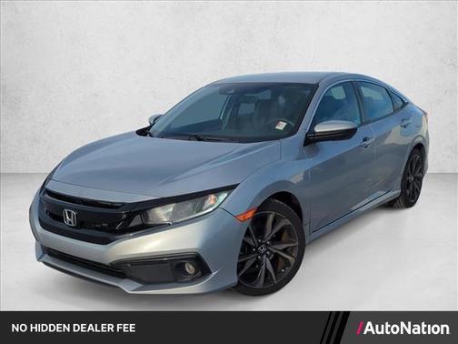 Lunar Silver Metallic 2019 Honda Civic Sport