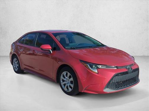 Barcelona Red Metallic 2021 Toyota Corolla LE