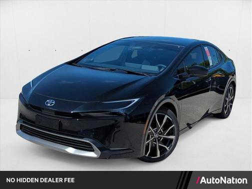 Midnight Black Metallic 2025 Toyota Prius Plug-In Hybrid XSE Premium