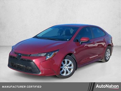 Ruby Flare Pearl 2025 Toyota Corolla LE