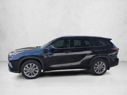 Midnight Black Metallic 2024 Toyota Highlander Hybrid Limited
