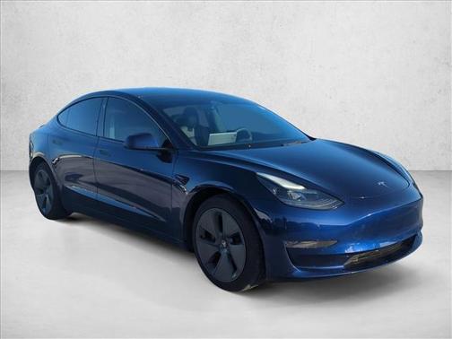 Deep Blue Metallic 2022 Tesla Model 3 Standard Range