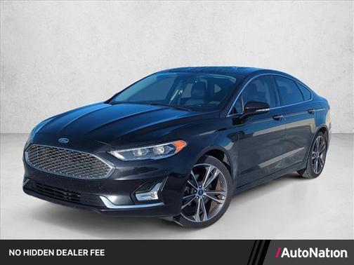 Agate Black 2019 Ford Fusion Titanium