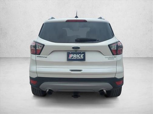 White Platinum Metallic Tri-Coat 2017 Ford Escape Titanium