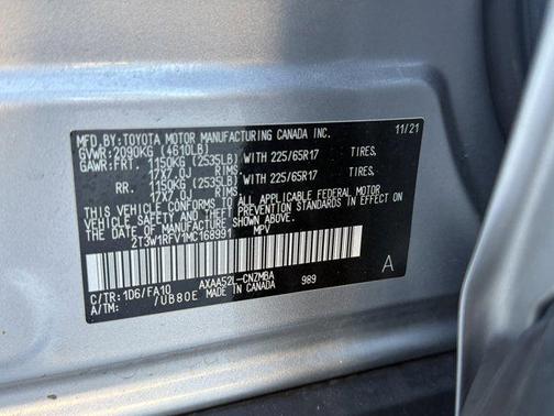 2021 Toyota RAV4 XLE