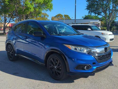 Aegean Blue Metallic 2021 Honda HR-V 2WD Sport