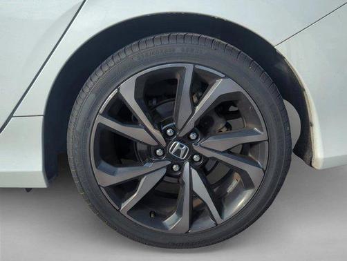Platinum White Pearl 2019 Honda Civic Sport