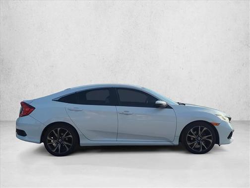 Platinum White Pearl 2019 Honda Civic Sport