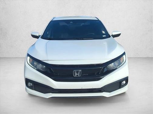Platinum White Pearl 2019 Honda Civic Sport