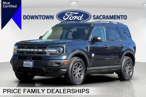 Alto Blue Metallic Tinted Clearcoat 2021 Ford Bronco Sport Big Bend