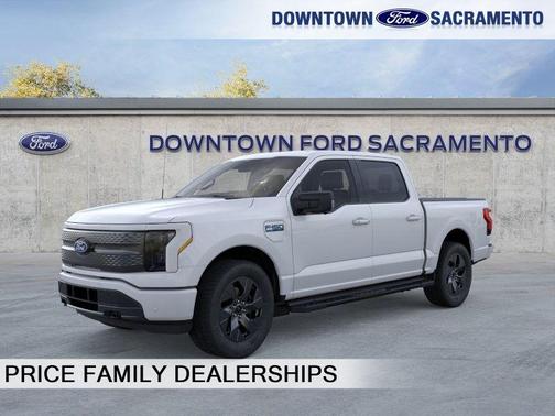 Oxford White 2025 Ford F-150 Lightning Flash