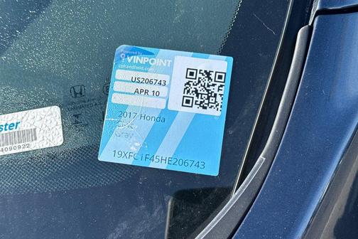 Polished Metal Metallic 2017 Honda Civic EX-T