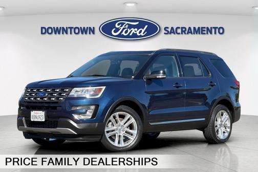 Blue 2017 Ford Explorer XLT